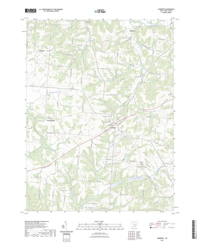 United States Geological Survey Somerset, OH (2023, 24000-Scale) digital map