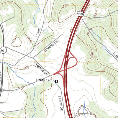 United States Geological Survey Somerset, PA (2023, 24000-Scale) digital map