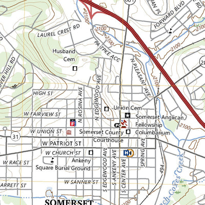 United States Geological Survey Somerset, PA (2023, 24000-Scale) digital map