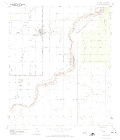 United States Geological Survey Somerton, AZ (1965, 24000-Scale) digital map