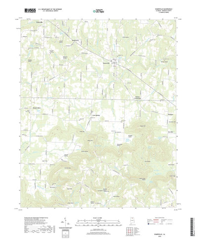 United States Geological Survey Somerville, AL (2020, 24000-Scale) digital map