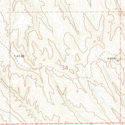 United States Geological Survey Somerville Flats West, WY (1972, 24000-Scale) digital map