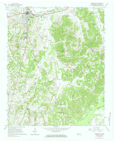 United States Geological Survey Somerville, TN (1965, 24000-Scale) digital map