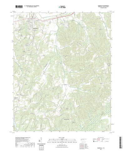 United States Geological Survey Somerville, TN (2022, 24000-Scale) digital map