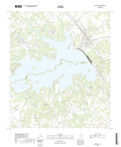 United States Geological Survey Somerville, TX (2022, 24000-Scale) digital map