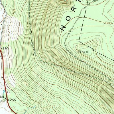 United States Geological Survey Sonestown, PA (1970, 24000-Scale) digital map