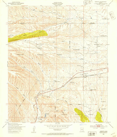 United States Geological Survey Sonoita, AZ (1948, 24000-Scale) digital map