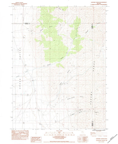 United States Geological Survey Sonoma Canyon, NV (1983, 24000-Scale) digital map