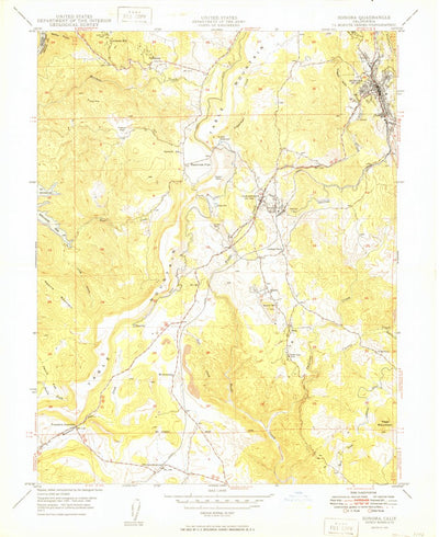 United States Geological Survey Sonora, CA (1949, 24000-Scale) digital map