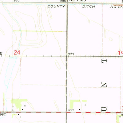 United States Geological Survey Sonora, ND (1972, 24000-Scale) digital map