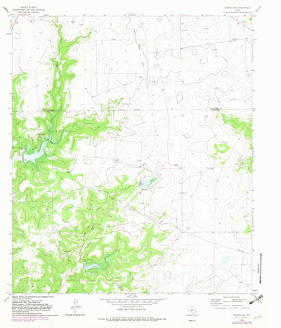 United States Geological Survey Sonora NE, TX (1964, 24000-Scale) digital map