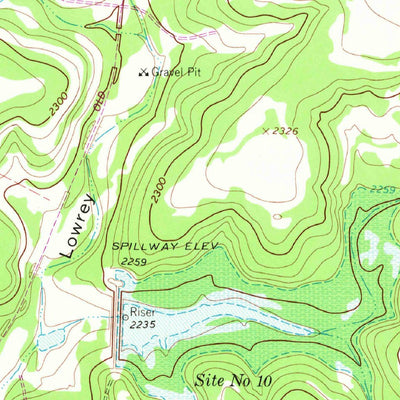 United States Geological Survey Sonora NE, TX (1964, 24000-Scale) digital map