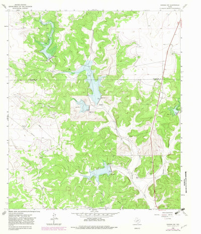 United States Geological Survey Sonora NW, TX (1964, 24000-Scale) digital map