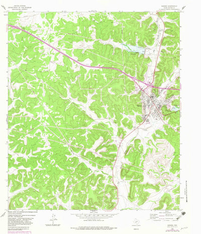 United States Geological Survey Sonora, TX (1964, 24000-Scale) digital map