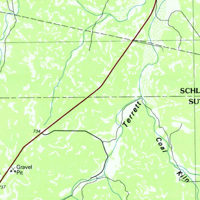 United States Geological Survey Sonora, TX (1985, 100000-Scale) digital map
