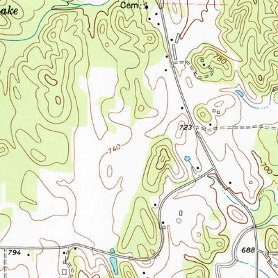 United States Geological Survey Sonoraville, GA (1972, 24000-Scale) digital map