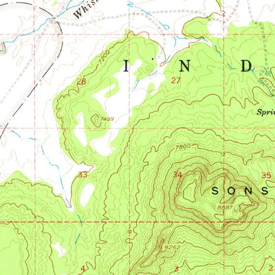 United States Geological Survey Sonsela Buttes, AZ-NM (1955, 62500-Scale) digital map