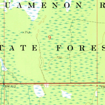 United States Geological Survey Soo Junction, MI (1973, 24000-Scale) digital map