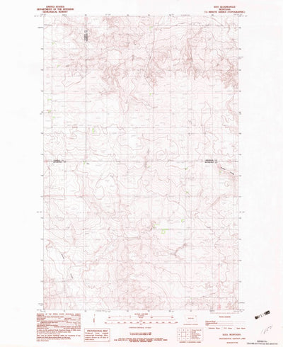 United States Geological Survey Soo, MT (1983, 24000-Scale) digital map