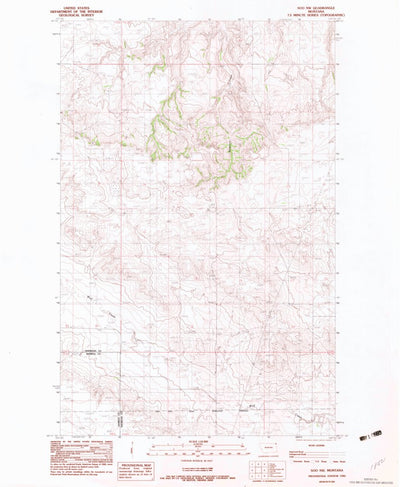United States Geological Survey Soo NW, MT (1983, 24000-Scale) digital map