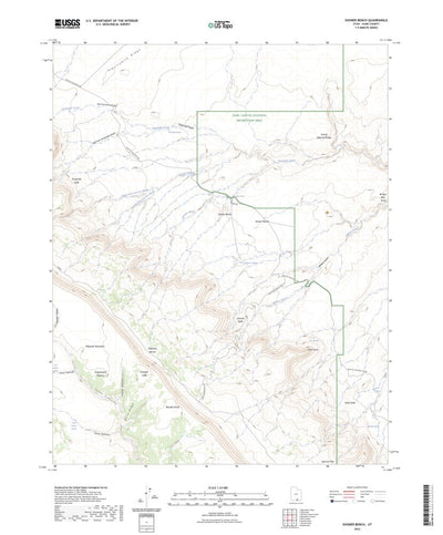 United States Geological Survey Sooner Bench, UT (2023, 24000-Scale) digital map