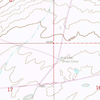 United States Geological Survey Sooner Reservoir, WY (1960, 24000-Scale) digital map