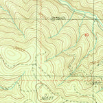 United States Geological Survey Soosap Peak, OR (1986, 24000-Scale) digital map