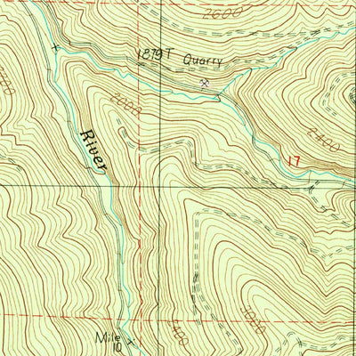 United States Geological Survey Soosap Peak, OR (1986, 24000-Scale) digital map