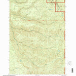 United States Geological Survey Soosap Peak, OR (1997, 24000-Scale) digital map