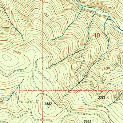 United States Geological Survey Soosap Peak, OR (1997, 24000-Scale) digital map