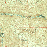 United States Geological Survey Soosap Peak, OR (1997, 24000-Scale) digital map