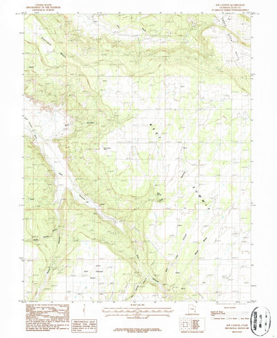 United States Geological Survey Sop Canyon, UT (1987, 24000-Scale) digital map