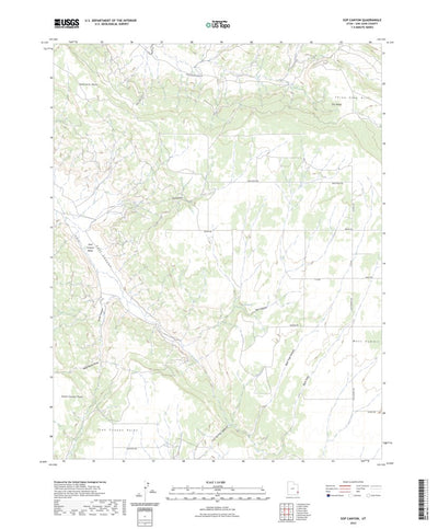 United States Geological Survey Sop Canyon, UT (2023, 24000-Scale) digital map