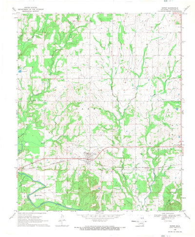 United States Geological Survey Soper, OK (1968, 24000-Scale) digital map