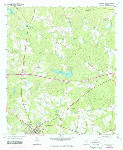United States Geological Survey Soperton North, GA (1971, 24000-Scale) digital map