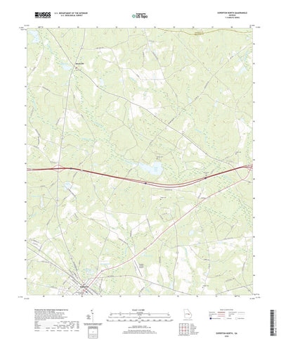 United States Geological Survey Soperton North, GA (2020, 24000-Scale) digital map