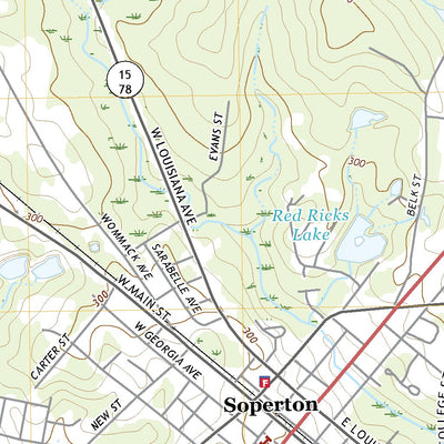 United States Geological Survey Soperton North, GA (2020, 24000-Scale) digital map