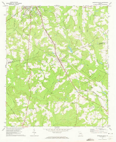 United States Geological Survey Soperton South, GA (1971, 24000-Scale) digital map