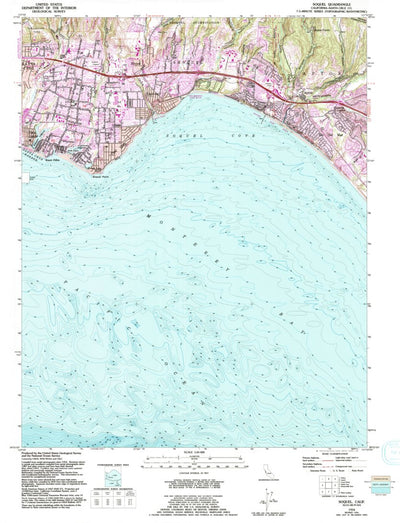 United States Geological Survey Soquel, CA (1954, 24000-Scale) digital map