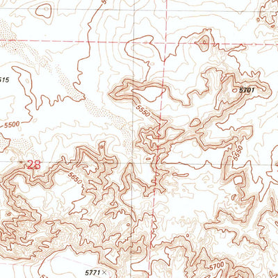 United States Geological Survey Sorrel Horse Mesa, AZ (1982, 24000-Scale) digital map