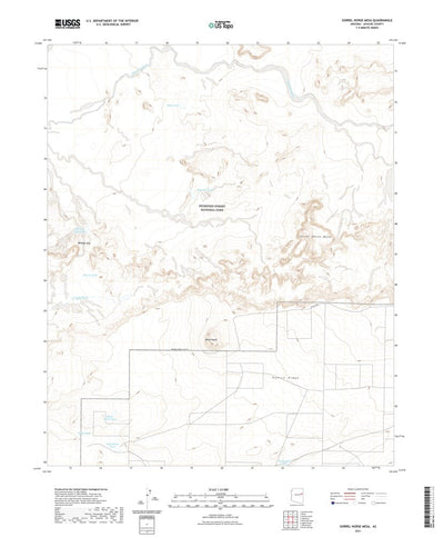 United States Geological Survey Sorrel Horse Mesa, AZ (2021, 24000-Scale) digital map