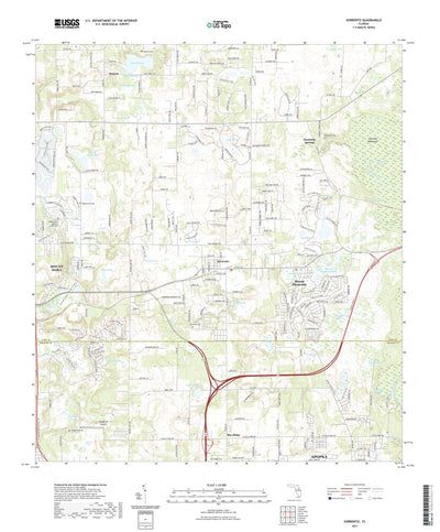 United States Geological Survey Sorrento, FL (2021, 24000-Scale) digital map