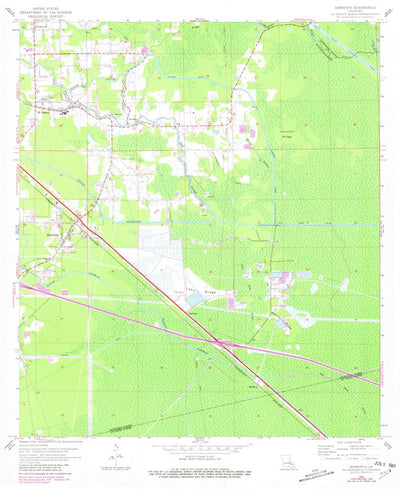 United States Geological Survey Sorrento, LA (1962, 24000-Scale) digital map