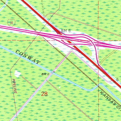 United States Geological Survey Sorrento, LA (1962, 24000-Scale) digital map