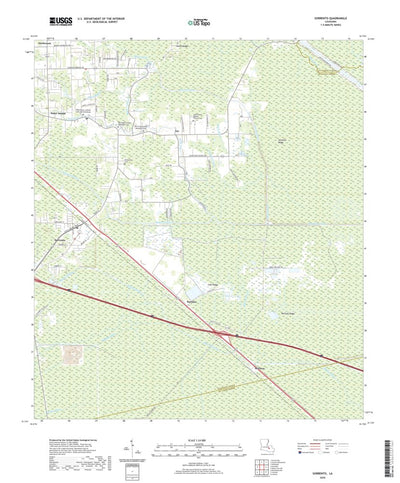 United States Geological Survey Sorrento, LA (2020, 24000-Scale) digital map