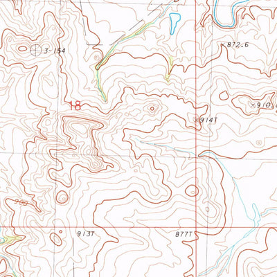 United States Geological Survey Sorum, SD (1983, 24000-Scale) digital map