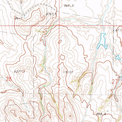 United States Geological Survey Sorum, SD (1983, 24000-Scale) digital map