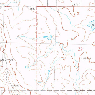 United States Geological Survey Sorum SW, SD (1983, 24000-Scale) digital map
