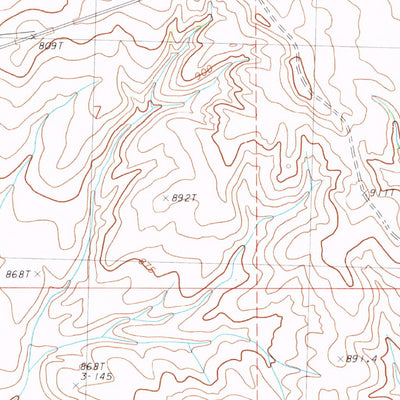 United States Geological Survey Sorum SW, SD (1983, 24000-Scale) digital map