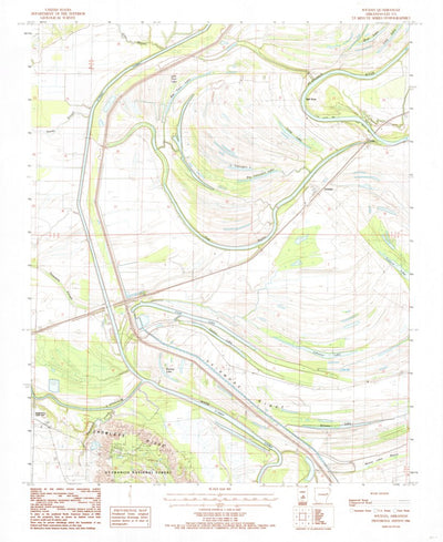 United States Geological Survey Soudan, AR (1984, 24000-Scale) digital map